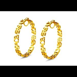 Authentic Versace Hoop earrings
